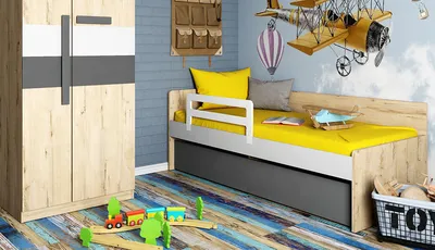 Купить Детская кровать Сонечка с бортиками и ящиками 80х190 см за в Твери с  доставкой | НОНТОН