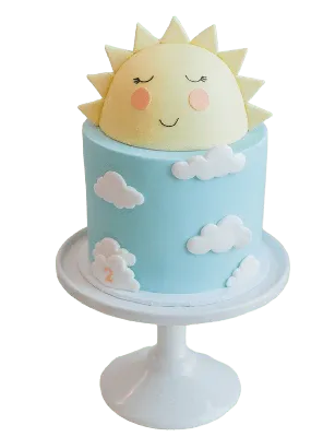 Детский торт ⠀ Вес 2 кг ⠀ Вкус «Клубника со сливками» ⠀ Декор: шоколадные  сферы, золотой топпер, мастичные радуги | Instagram
