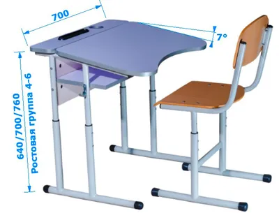 Растущие детские парты и стулья можно купить по акции с хорошей скидкой