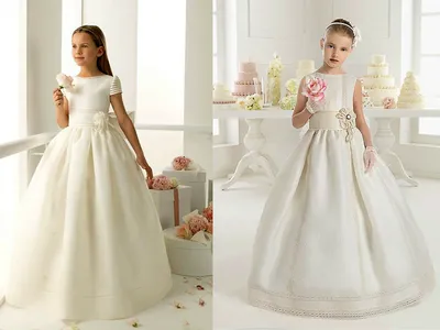 Детское свадебное платье (60 фото)