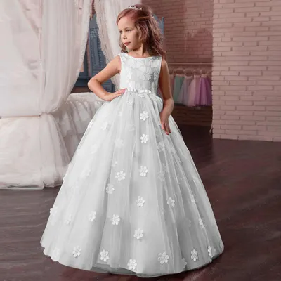 Купить Детское платье для девочек, летнее элегантное платье принцессы,  детские свадебные платья на день рождения, вечерние платья для девочек |  Joom