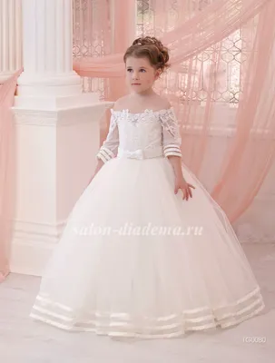 Купить детские платья свадебные в Москве – Диадема