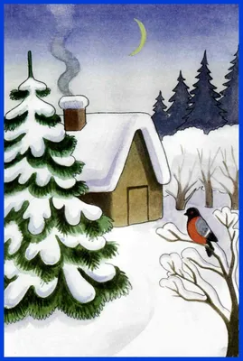 Пришла пора рисовать зиму! — ГБСУСО МО «Добрый дом «Шатурский»