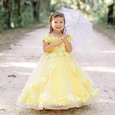 JONANY, цветочные платья для девочек, Свадебная вечеринка, платья для  девочек для конкурса, платье для первого причастия, для помолвки, детские  красивые платья | AliExpress