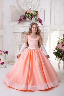 Трапециевидные платья для девочек, красивые детские платья подружки  невесты, элегантные свадебные платья принцессы с открытой спиной и бантом |  AliExpress