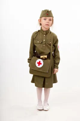 Костюм детский Военная Медсестра купить по выгодной цене в  Интернет-магазине товаров для праздника Хлопушка.ру