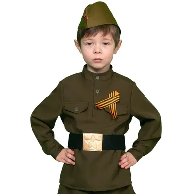 Костюм военного для мальчика: гимнастёрка, галифе, пилотка, трикотаж,  хлопок 100%, рост 92 см, 1,5-3 года купить в Чите Военные костюмы в  интернет-магазине Чита.дети (3270106)