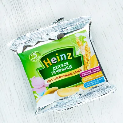 Отзыв о Детское печенье Heinz с 5 месяцев | Среднее по вкусу, но состав  далеко неидеален