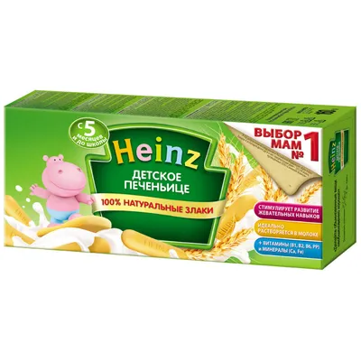 Детское печенье Heinz 6 злаков, 60г