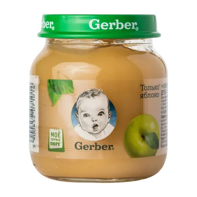 Купить фруктовое пюре Gerber Яблоко с 4 месяцев, 130 г, 1 шт., цены на  Мегамаркет | Артикул: 100000586295