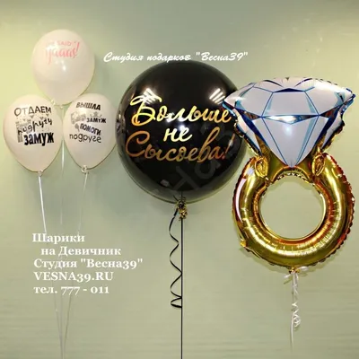 Воздушные шарики \"Девичник\" купить по цене 160.00 руб. в Екатеринбурге |  Интернет-магазин Академия чудес