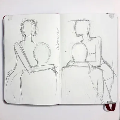 Человек девушка рисунок для артов (32 фото) » рисунки для срисовки на  Газ-квас.ком