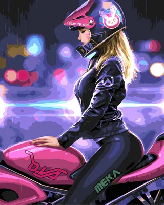 Картинки мотоцикл, девушка, байк, фото, креатив, красива - обои 1366x768,  картинка №185673