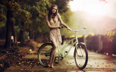 Отдых Италии Девушка Велосипеде стоковое фото ©zoomteam 240718210