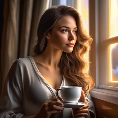 Девушка пьет кофе в кафе стоковое фото. изображение насчитывающей кафетерий  - 158838922