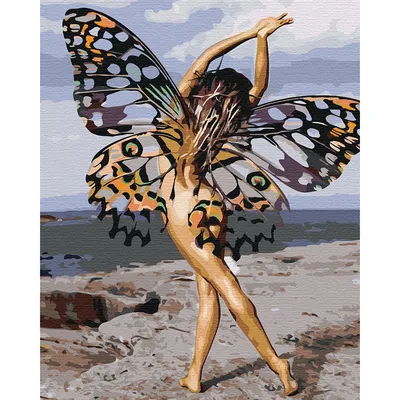 Фотообои Девушка с бабочками №20303 - цена, фото, отзывы | АВС-Decor