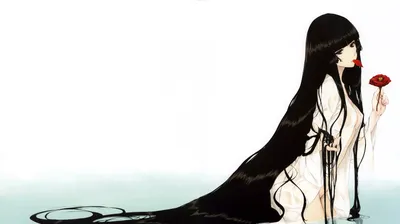Молодая Привлекательная Девушка Длинными Волосами Позирует Открытом Воздухе  Зимой Портрет стоковое фото ©romeovip 182660074