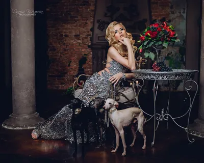 Девушка с собакой / PhotoXPress