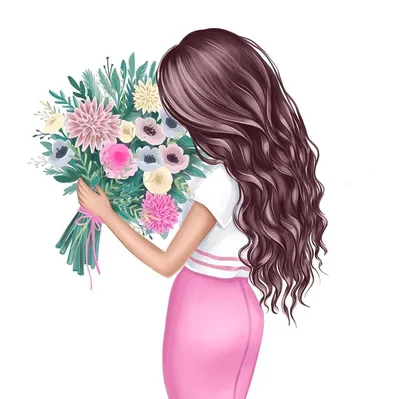 красивая девушка с тюльпанами на мягком фоне И картинка для бесплатной  загрузки - Pngtree