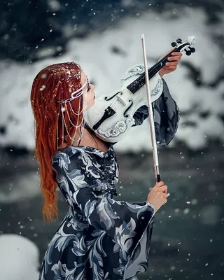 Девушка со скрипкой картинки фотографии