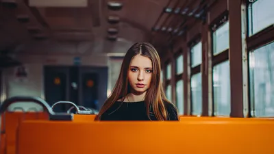 Девушка в поезде) | Пикабу