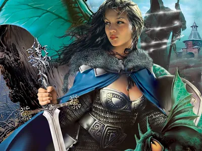 Опасные девушки фэнтези - dangerous girls , fantasy wallpaper