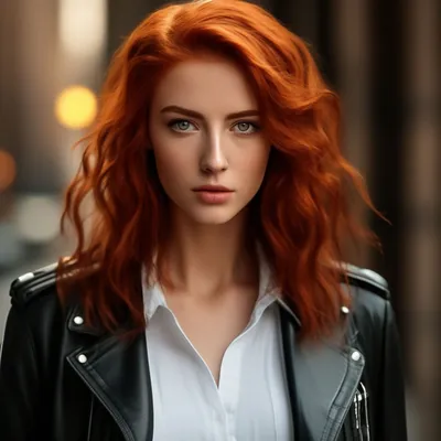 Красивая девушка с рыжими волосами ,…» — создано в Шедевруме