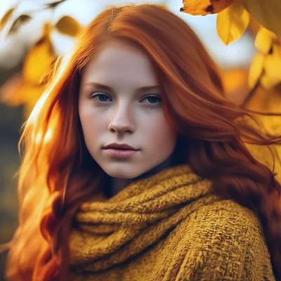 красивая необычная девушка с рыжими волосами использует мобильный телефон  на улице Стоковое Изображение - изображение насчитывающей телефон,  внушительное: 222684017