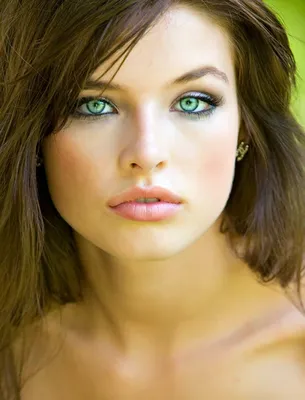 Самые красивые девушки с зелеными глазами (100 фото) 🔥 Прикольные картинки  и юмор