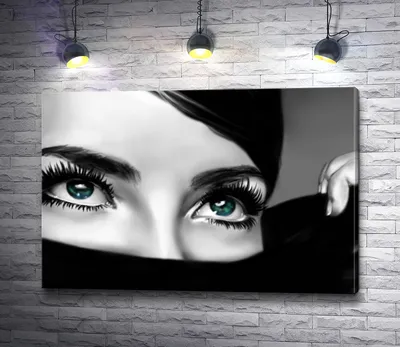 Иллюстрация Девушка с зелеными глазами в стиле cg | Illustrators.ru