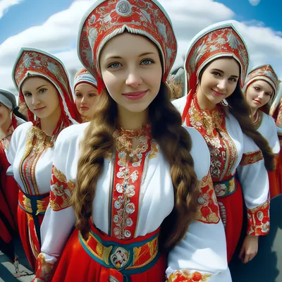 Русские гуляния - Правда же девушки в национальных... | Facebook