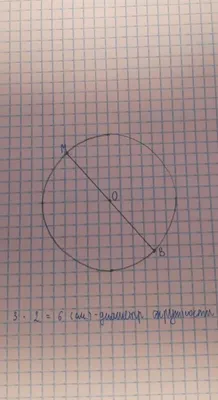 если диаметр 3см то радиус чему равен - Школьные Знания.com