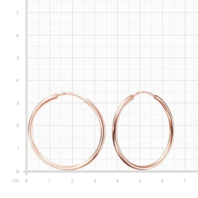 Купить Золотые серьги-кольца диаметр 3см (код 5003) оптом и в розницу по  недорогим ценам (Киев, Харьков, вся Украина) — De oro 585