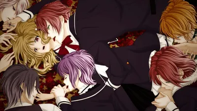 Обои Diabolik lovers, Аято, Юи, кровь, дьявольские возлюбленные на рабочий  стол