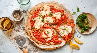 Диетическая пицца, пошаговый рецепт с фото на 188 ккал