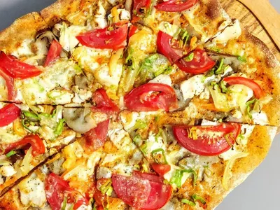 Диетическая пицца с творогом и зеленым луком рецепт – Европейская кухня:  Паста и пицца. «Еда»
