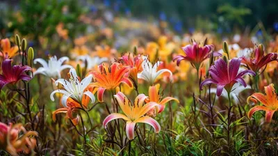 дневная лилия, дикая лилия, hemerocallis fulva, оранжевый, зеленый, цветок,  листья, украшение, вечер, золотой час, природа | Pikist