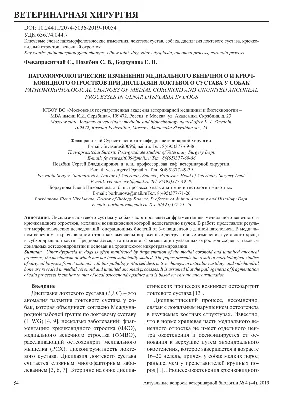 PDF) Сравнение эффективности рентгенографии и компьютерной томографии при  диагностике дисконгруэнтности локтевого сустава у собак