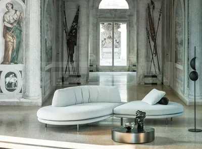 Круглый диван FlexForm Icaro из Италии цена от 763810 руб - IB Gallery