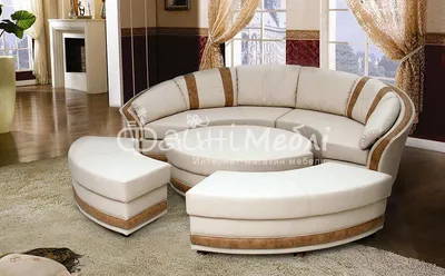 Круглый диван Шанель купить в Минске по доступной цене