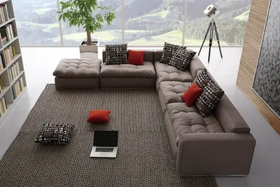 Серые диваны в интерьере гостиной: 10 моделей от SKDESIGN