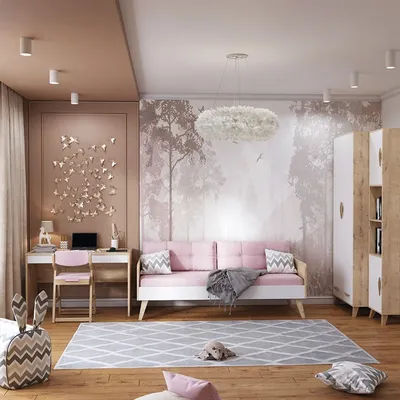 Дизайн детской комнаты площадью 8 кв. метров — Дизайн детской комнаты -  фото, идеи, стили