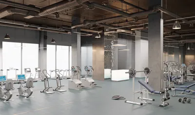 Дизайн проект фитнес-клуба Made in Gym - Архитектурная студия Diamond Ray