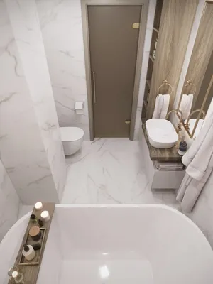 Интерьер ванной комнаты площадью 4,8 кв.м. Оцените дизайн от 1 до 10 Автор:  @resler_design #idea_obraza_vannaya #ванная #санузел | Instagram