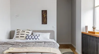 Идеи зонирования однокомнатной квартиры на спальню и гостиную, с фото  примерами дизайна
