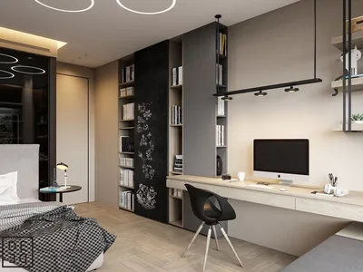 Дизайн комнаты молодого мужчины в современном стиле (39 фото) - красивые  картинки и HD фото