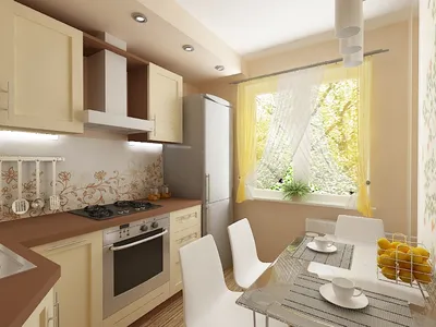 Дизайн кухни в хрущевке 5 кв.м. - выбираем мебель, технику и аксессуары –  интернет-магазин GoldenPlaza