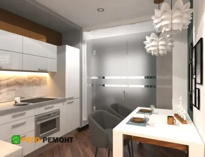 Дизайн кухни 7 кв. м: идеи интерьера на фото, с холодильником в панельном  доме, варианты ремонта в реальной квартире