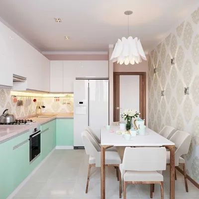 Кухня 8 кв. метров - идеи для кухни с холодильником: дизайн, планировка