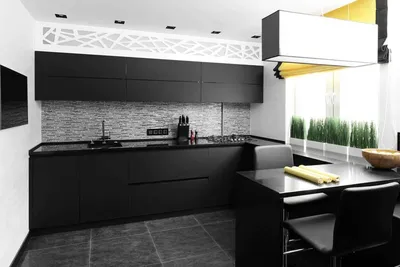 Кухня в черном цвете - это стильно, современно и комфортно! | Кухня